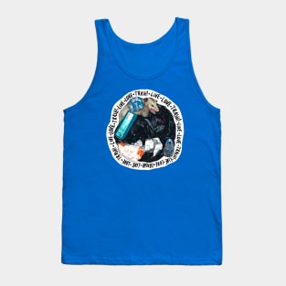 Trash Opossum Wearing Lipstick Digging In Trash - Live, Love, Trash! Tank Top